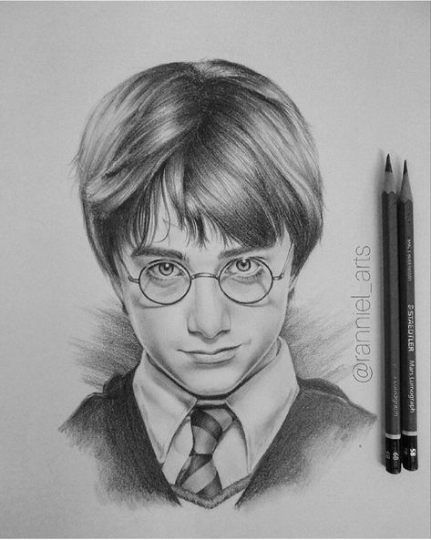 Harry Potter Drawing Ideas, Harry Potter Drawing, Harry Potter Portraits, Harry Potter Sketch, London Drawing, Harry Potter Art Drawings, Harry Potter Painting, Pencil Drawing Images, Human Sketch