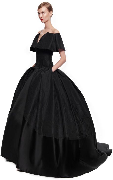 Zac Posen, Zac Posen Gown, Jacquard Gown, Satin Ball Gown, Fashion Moodboard, Maxi Dress Formal, Black Gown, Gown Wedding, Bohemian Dress