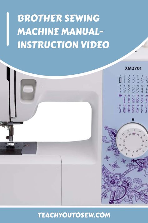 Brother Sewing Machine Manual- Instruction Video https://teachyoutosew.com/brother-sewing-machine-manual-instruction-video/ Brother Sewing Machine Tutorial, Kids Sewing Machine, Straight Stitch Sewing, Brother Sewing Machine, Sewing Machine Manuals, Sewing Equipment, Brother Sewing Machines, Machine Video, Sewing Fun