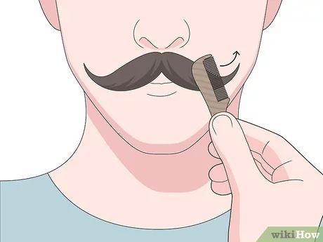 How to Curl Your Mustache: 9 Steps (with Pictures) - wikiHow Beard Mustache Styles, How To Grow Mustache, Mens Mustache Styles, Mustaches Styles, Curled Mustache, Handle Bar Mustache, Handlebar Mustache Style, Mustache Diy, Curly Mustache