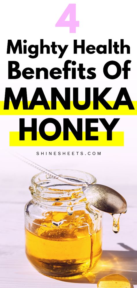 Manuka honey may not be as mainstream as other holistic health and beauty products, but it could be just what you’ve been searching for. In a world where we quickly turn to pharmacies and doctors for any bodily issues, sometimes Mother Earth provides all that care and more! Here's why manuka honey is so great for your health. #manuka #manukahoney #honey #health #remedies #healthcare #naturalhealth Manuka Honey Cough Remedy, How To Use Manuka Honey, Manuka Honey Benefits How To Use, Honey Cough Remedy, Benefits Of Manuka Honey, Honey Health Benefits, Manuka Honey Benefits, Best Cough Remedy, Recovery Food