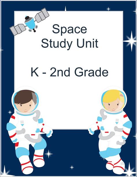 Solar System For Kindergarten, Space Unit Study, Solar System Unit, Space Activities For Kids, Kindergarten Units, Space Classroom, Daycare Room, Free Homeschool Curriculum, Human Body Unit