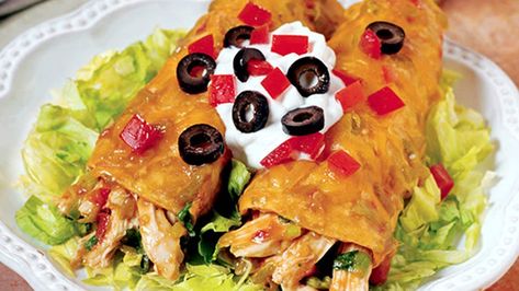 Bill Phillips Back To Fit Recipes: Mom's Chicken Enchiladas | Bodybuilding.com Body For Life Recipes, Bill Phillips, Body For Life, Healthy Chicken Enchiladas, Fit Recipes, Cooking Chicken To Shred, Chicken Enchilada Recipe, Super Yummy, Chicken Enchiladas