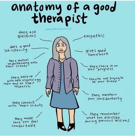 I know this is my therapist to the “T”! Mental Health Counselor Career, Good Therapist, Psychology 101, Psychology Notes, Psychology Studies, Mental Health Therapy, Psychology Student, Counseling Psychology, Mental Health Counseling