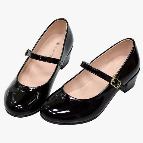 Patent Mary Janes, Low Heel Flats, School Shoes Girls, Girl School, Dr Shoes, Girls Dress Shoes, Shoes For Girls, Girly Shoes, Shoe Inspo