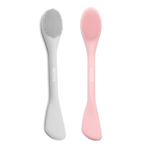 PRICES MAY VARY. [Safe Material] Our facial mask applicator brush is made of silicone resin, safe and non-toxic, soft and not easy to break, and can be reused. [Knife Function] The flat-end knife is easy to apply cream and lotion at one end, which can make the mask evenly spread on the face to avoid wasting beauty products. [Bristles Function] Soft bristles brush help loosen up and removing mask.It is also an excellent facial cleansing brush. While deep scrubbing and exfoliating, it can also mas Silicone Face Mask, Mask Applicator, Makeup Spatula, Face Mask Brush, Types Of Facials, Skincare Brush, Mask Brush, Face Scrubber, Exfoliating Brush