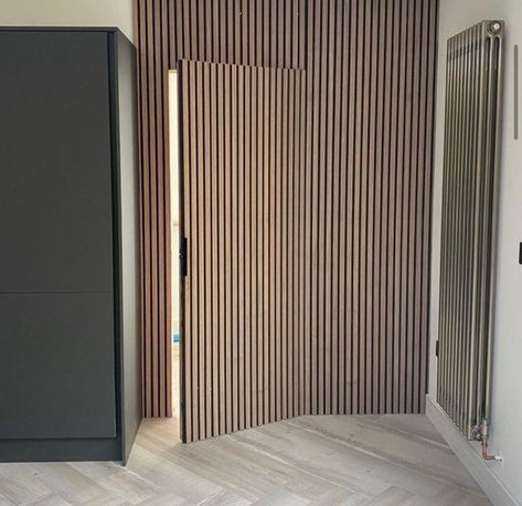 Wood Panel Secret Door, Hidden Bar Ideas For Home, Hidden Door Diy, Hidden Study, Hidden Playroom, Secret Door Ideas, Hidden Door Ideas, Door Remodel, Hidden Doors In Walls