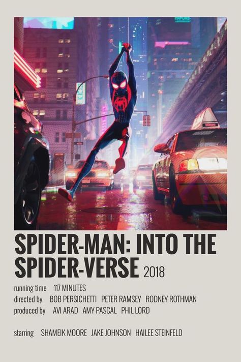 Movie Posters Spiderman Into The Spiderverse, Spiderman In The Spiderverse Poster, Spiderman Into The Spiderverse Polaroid, Spiderman Into The Spiderverse Poster Minimalist, Spiderverse Polaroid Poster, The Half Of It Movie Poster, Into The Spiderverse Movie Poster, Mini Posters Aesthetic, Spiderman Into The Spiderverse Poster