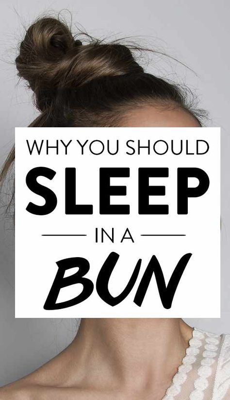 You Should Be Sleeping With Your Hair In A Bun--Here's Why A little while ago I read that it’s best to sleep in a bun and I was instantly brought back to my middle school days. Here’s the reason why. Bun Hairstyle, Middle School Hairstyles, Sleep Hairstyles, Nails Health, Eyeshadow Tutorial, Fashion Hair, Beauty Style, Makeup Skincare, Hairstyles For School