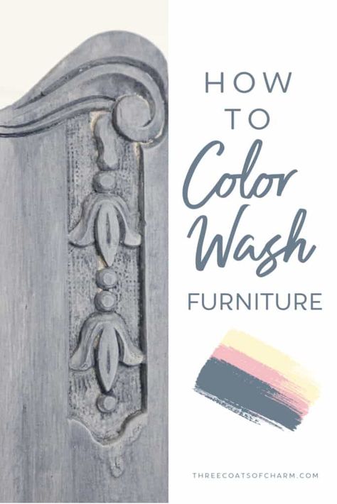 Upcycling, Gray Wash Furniture, White Wash Wood Furniture, Color Washed Wood, Painting Laminate Furniture, Chalk Paint Furniture Diy, White Washed Furniture, Laminate Furniture, Refinishing Furniture Diy