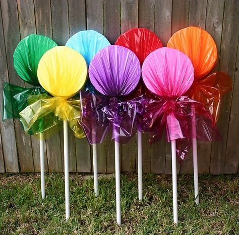 1000+ ideas about Candy Land Decorations on Pinterest | Candyland ... Candy Land Party, Cardboard Crafts Decoration, Lollipop Decorations, Willy Wonka Party, Candy Themed Party, Candy Land Birthday Party, Whimsical Christmas Trees, Baby Shower Gift Box, Candy Land Christmas Decorations Outdoor
