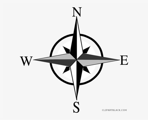 Norte, Compass Clipart, North East South West, North Compass, North South East West, Logo Transparent, Compass Logo, West East, North South