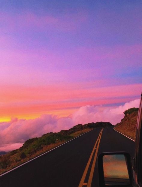 #sunset #road #pretty #aesthetic #pink #purple #sky Wallpaper Estetika, Paris Jackson, Images Esthétiques, Picture Collage Wall, Photo Vintage, Pretty Sky, Photo Wall Collage, Aesthetic Pastel Wallpaper, Sunset Pictures