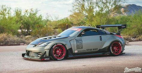 Rocket Bunny Nissan 350Z Rocket Bunny, Japanese Sports Cars, Nissan Z, Vw Vintage, Nissan Cars, Nissan Silvia, Honda S2000, Mitsubishi Lancer Evolution, Ae86