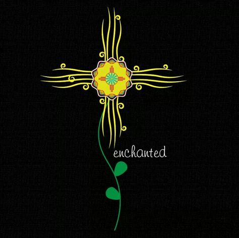 Enchanted ~ New Mexico Mandalas, New Mexico Zia Symbol, New Mexico Tattoo, Mexico Crafts, Zia Symbol, Mexico Tattoo, New Mexico Style, New Mexico Homes, Mexico History