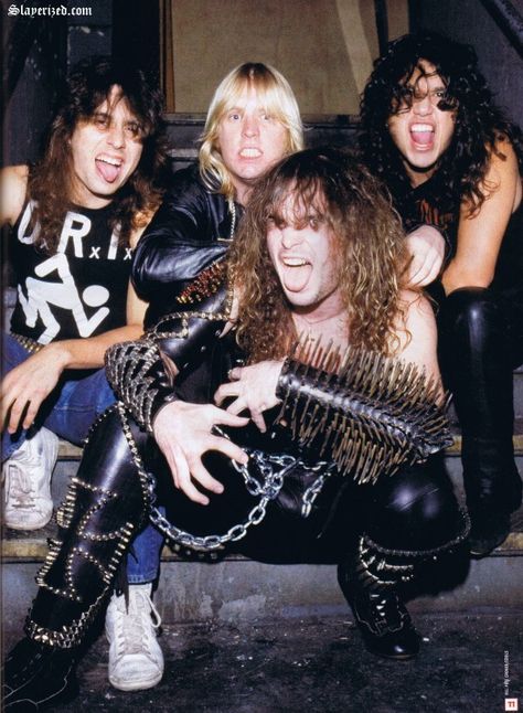 Slayer Tumblr, Venom Band 80s, Thrash Metal Aesthetic, 80s Thrash Metal, 80s Rock Fashion, Metalhead Fashion, Slayer Band, Punk Baby, Slayer Shirt