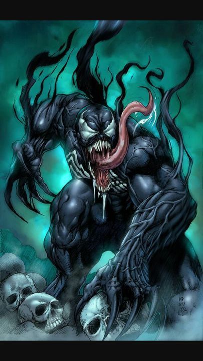 Combat form(pic below) All Spiderman, Symbiotes Marvel, Venom Art, Venom Comics, Univers Marvel, Marvel Venom, Book Artwork, Comic Book Artwork, Marvel Villains