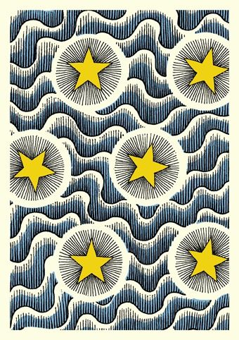 Celestial Pattern Design, Celestial Graphic Design, Textile Cards, Bell Illustration, Hero Bedroom, Hero Pattern, Celestial Background, Cressida Bell, Celestial Symbols