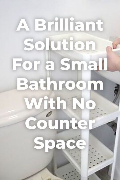 No Vanity, Bathroom Organization Shelves, Rooms Inspiration, Diy Shelving, Diy Space Saving, Bathroom Makeovers, Shelving Solutions, Diy Space, Small Bathroom Organization