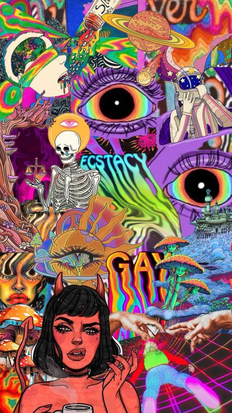 life is a fucken trip✨🧞‍♀️💗 #trippy #shufflefyp #shuffleinspo #vibes #art #collageart #lsd #trippyaesthetic #hippievibes #aesthetic #psychedelics #wallpaper Comics, Love Beyond Words, Vibes Art, My Partner, Beyond Words, Our Life, My Love, A Year, Life Is