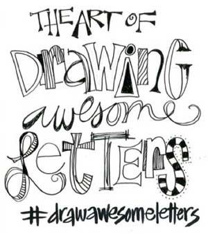 Joanne Sharpe, A Lettering, Art Of Drawing, Fancy Writing, Cloth Paper Scissors, Chalkboard Lettering, Alfabet Letters, Hand Lettering Fonts, Hand Lettering Alphabet