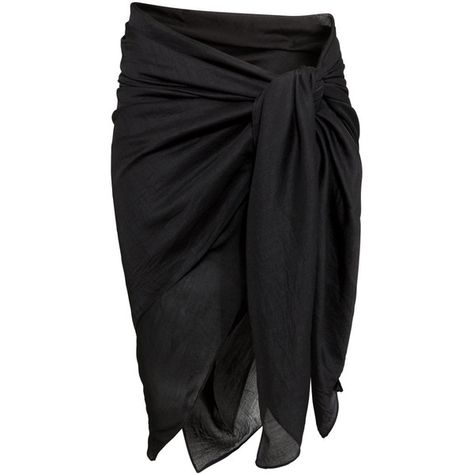 H&M Sarong (17 BRL) ❤ liked on Polyvore featuring swimwear, cover-ups, skirts, sarong, black, black swimwear, sarong cover ups, h&m, h&m swimwear and black sarong Black Sarong, Sarong Swimsuit Cover, Swimsuit Sarong, Wrap Bathing Suit, Hawaii Style, Swimsuits Outfits, Fabulous Clothes, Black Swimwear, Outfits Inspiration