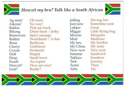 6 South African Sayings That I Just Can't Seem to Shake! - Savoir There - Get to know the stylish side of travel South Africa Party, South African Names, South African Quote, South Africa Quotes, Zulu Language, African Name, African Words, African Quotes, Character Prompts