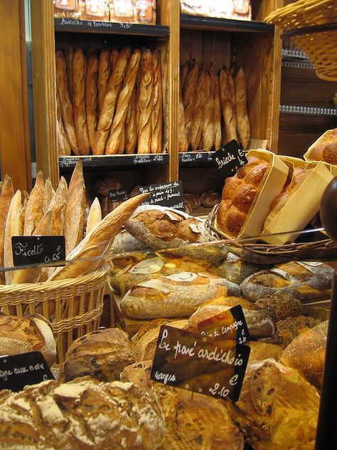 One of the best reasons to travel to France. They have a special flour they use and you can tell...bread does not taste like this anywhere else in the world! Bread And Pastries, Pain Au Chocolat, Paris Travel, Paris France, Paris Bakery, French Bakery, Our Daily Bread, French Food, France Travel