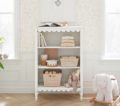 Penny Bookcase | Pottery Barn Kids Pottery Barn Bookcase, Nursery Bookcase, Small Bookcase, Interior Room, Bookshelves Kids, Room Planner, Kids' Room, Pottery Barn Kids, Girl's Room