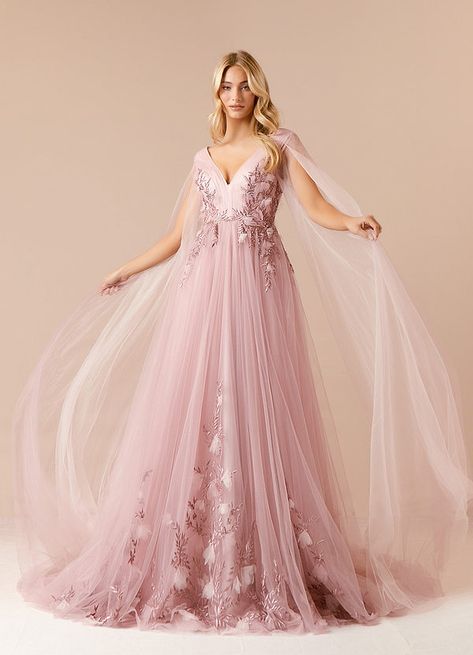 AZAZIE SERAPHINE WEDDING DRESS - Wedding Dresses Elegant Wedding Dresses Lace, Chapel Train Wedding Dress, Whimsical Dress, Blush Wedding Dress, Fairy Tale Wedding Dress, Azazie Bridesmaid, Pink Wedding Dress, Rose Blush, Azazie Bridesmaid Dresses