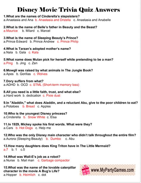 Disney Questions To Ask, Pixar Trivia Questions And Answers, Disney Jeopardy Questions, Disney Movie Trivia Questions, Disney Trivia Questions And Answers For Kids, Disney Quiz Questions And Answers, Disney Theme Activities, Disney Trivia Questions And Answers, Disney Princess Trivia