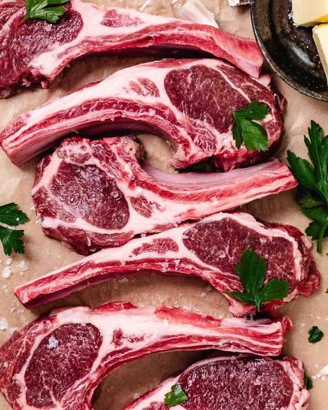 raw lamb chops Lamb And Potatoes Recipes, Meal With Mashed Potatoes, Lamb Chops Slow Cooker, Recipe For Lamb Chops, Baby Lamb Chops, Lamb Shoulder Chops, Leftover Lamb, Lamb Chop Recipes, With Mashed Potatoes