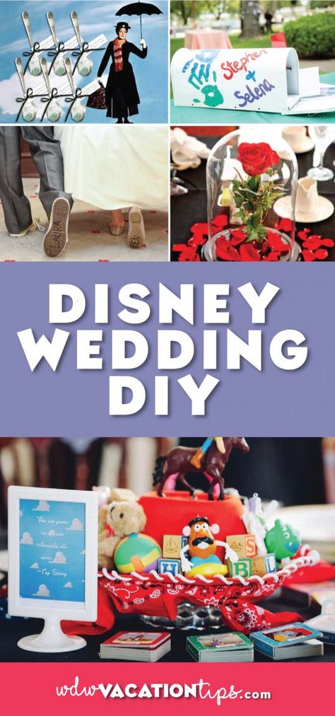 Bed Frame Diy, Wedding Ideas Diy, Diy Wedding On A Budget, Disney Inspired Wedding, Bar Diy, Disney Bride, Disney Wedding Theme, Canvas Diy, Diy Apartment