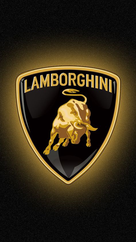 Lamborghini-Logo-1 Wallpaper Fancy, Lamborghini Wallpaper Iphone, Gold Lamborghini, Luxury Car Logos, Luxe Logo, Lamborghini Luxury, Car Symbols, Lamborghini Logo, Car Brands Logos