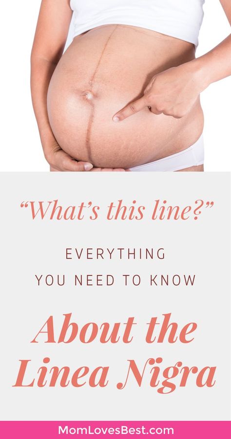 Have you been talking with all of your expecting friends about the never ending changes your body goes through during pregnancy?  Are you wondering what exactly this weird little pregnancy stripe they keep speaking of and when will it show up during your pregnancy?  Click here to learn what the linea nigra is, why it occurs, when it appears, if there is anything you can do to prevent it, and if it goes away.  #pregnant #pregnancytips #preggo #momlife #beauty Pregnancy Health, Pregnancy Facts, Pregnancy Advice, Pregnancy Information, Pregnant Diet, Baby Sleep Problems, Morning Sickness, Pregnancy Symptoms, Pregnancy Care