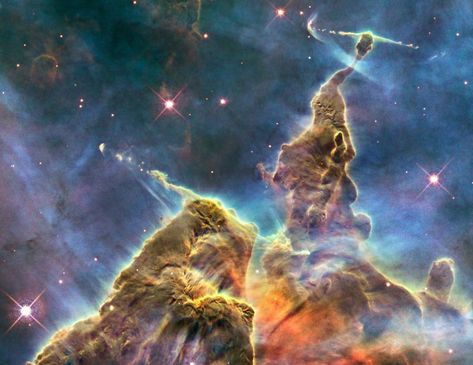 Telescope Drawing, Hubble Space Telescope Pictures, Space Pics, Nebula Tattoo, Universe Drawing, Telescope Hubble, Eagle Nebula, Mystic Mountain, Astronomy Nebula