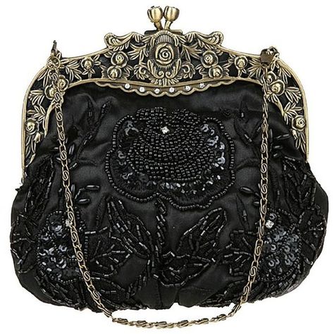 ILISHOP Women's Antique Beaded Party Clutch Vintage Rose Purse Evening... ($25) ❤ liked on Polyvore featuring bags, handbags, clutches, antique purses, beaded clutches, vintage hand bags, vintage purses and vintage clutches 1920s Accessories, Rose Purse, Prom Purse, Bride Bag, Clutch Bag Wedding, Vintage Evening Bags, Beaded Evening Bags, Party Clutch, Vintage Clutch