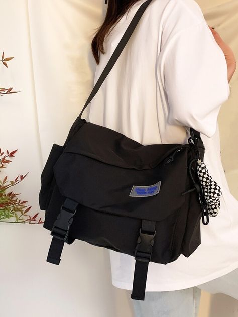 College Fashion, Office Bags For Women, Black Office, Crossbody Bags For Travel, Office Bag, Back Bag, Bags Aesthetic, Crossbody Messenger Bag, Messenger Bag Men