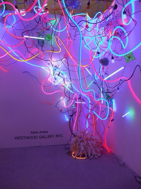 Controlled Chaos Neon Sculpture, Instalation Art, Neon Aesthetic, Light Sculpture, Neon Art, Sculpture Installation, Light Installation, Abstract Artists, Light Art