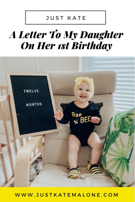 1st Birthday Letters To Baby, First Birthday Daughter Quotes Mom, First Birthday Message For Daughter, First Birthday Post, First Birthday Letter, First Birthday Quotes, 1st Birthday Quotes, Happy 1st Birthday Wishes, 1st Birthday Message