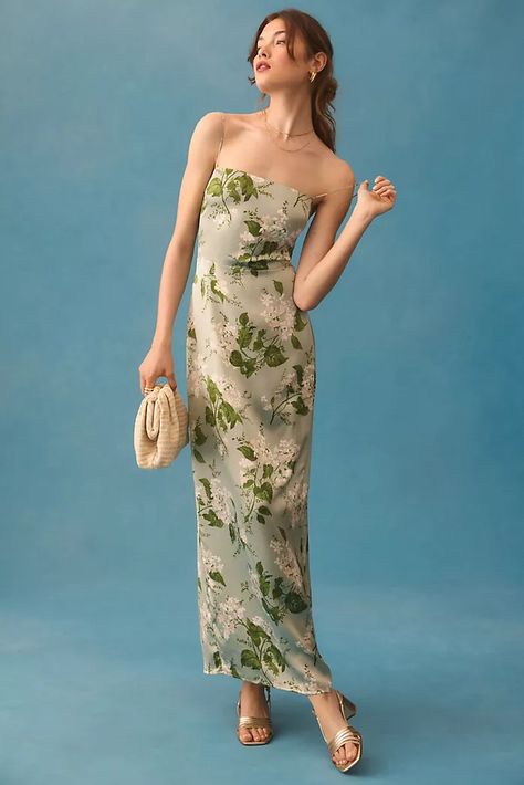 Cocktail Dresses for Weddings & Attire | Anthropologie Reformation Bridesmaid Dresses, Reformation Bridesmaid, Reformation Outfits, Vintage Wedding Guest Dress, Reformation Style, 2026 Wedding, Baddie Era, Casual Wedding Guest Dresses, Floral Bridesmaid Dresses