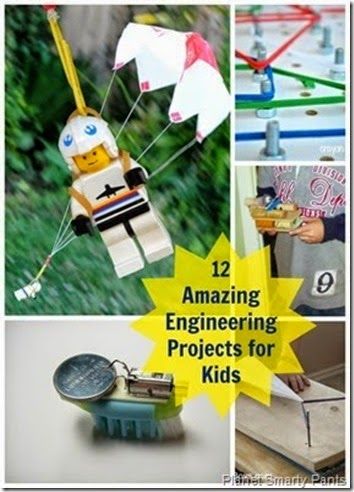 12 Amazing Engineering Projects for Kids by Planet Smarty Pants Engineering Projects For Kids, Engineering Projects, Smarty Pants, Simple Machines, E Mc2, Homeschool Science, Smart Kids, Science Fair, Teaching Science