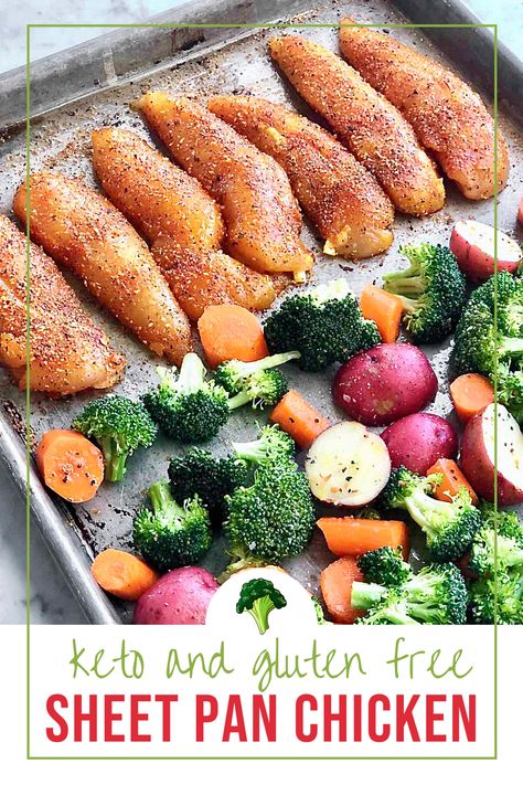 Chicken Tender Sheet Pan Recipes, Chicken And Veggie Sheet Pan Meals, Chicken Veggies Sheet Pan, One Pan Chicken And Veggies, Chicken Sheetpan Dinner, Chicken And Veggie Sheet Pan, One Pan Dinners Chicken, Sheet Dinners, Sheet Pan Chicken And Veggies