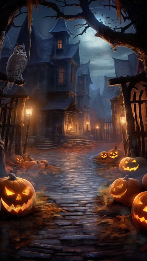 Happy Halloween Gif, Halloween Live Wallpaper, Spooky Halloween Pictures, Helloween Wallpaper, Happy Halloween Pictures, Halloween Wallpaper Cute, Halloween Decor Diy, Image Halloween, Halloween Wallpaper Backgrounds