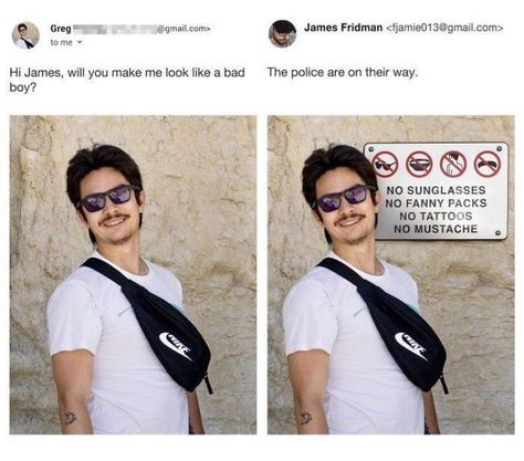 Funny Photos, Funny Photo Editing, James Fridman, Funny Photoshop, Photoshop Pics, Genuine Smile, Photoshop Editing, Dad Jokes, Bad Boys