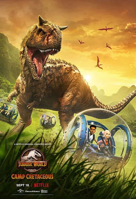 Sean Giambrone, Nick Jones, Jurassic World Camp Cretaceous, Isla Nublar, Adventure Camp, Camp Cretaceous, Jurassic World Dinosaurs, Jurassic Park World, Poster Artwork