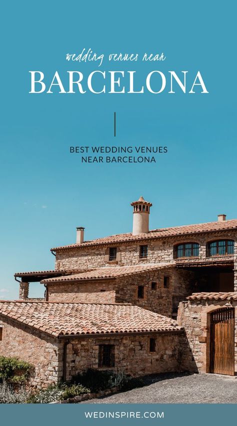 Barcelona wedding venues Wedding Venues Outside, Barcelona Beach, Barcelona Wedding, Intimate Wedding Venues, Wedding Spain, Destination Wedding Venues, Sunny Beach, French Countryside, Venue Ideas