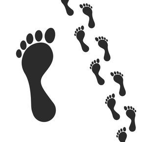 Human foot. Footprint path , #sponsored, #silhouette#stamp#step#natural #Ad Flash Art, How To Draw Footprints, Footprint Drawing, Human Footprint, Outline Pattern, Walk Dog, People Vector, Foot Print, Wood Burning Patterns