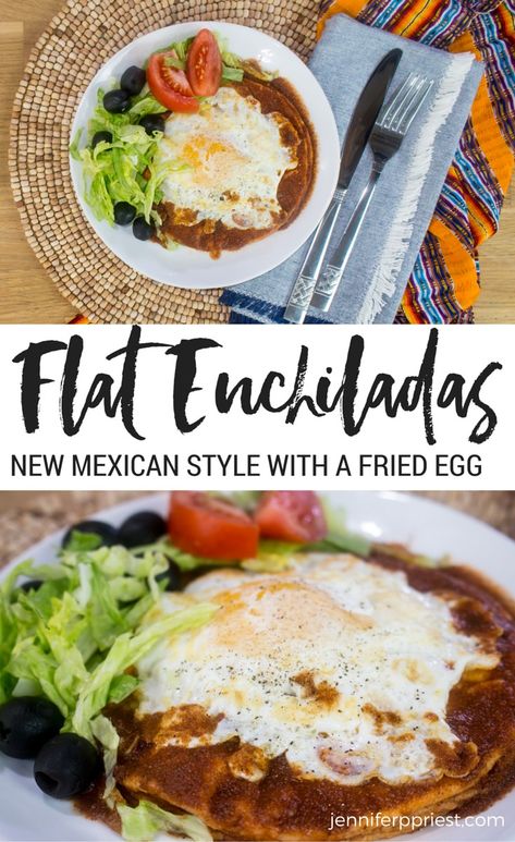 OMG this look so delicious!! Best flat enchiladas recipe ever! New Mexico style flat enchiladas recipe, topped with an egg. Includes HOMEMADE enchilada sauce recipe! #SmartFunDIY #enchiladas #stackedenchiladas #flatenchiladas #newMexico #NewMexicanFood #MexicanFood #enchiladasuce #mexicanrecipes #recipe #dinner #30minutemeals Mexico, Flat Enchiladas, Recipe Enchiladas, Homemade Enchilada Sauce Recipe, Enchilada Sauce Recipe, Enchilada Sauce Easy, Beef Enchilada Recipe, New Mexico Style, Recipes With Enchilada Sauce