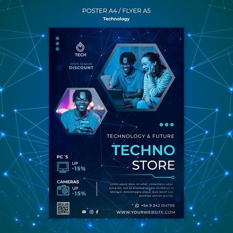 Technology Flyer Design Inspiration, Hi Tech Graphic Design, Technology Flyer Design, Tech Event Poster Design, Technology Event Poster, Coding Poster Design, Tech Poster Design Inspiration, Technology Poster Design Inspiration, Tech Event Poster